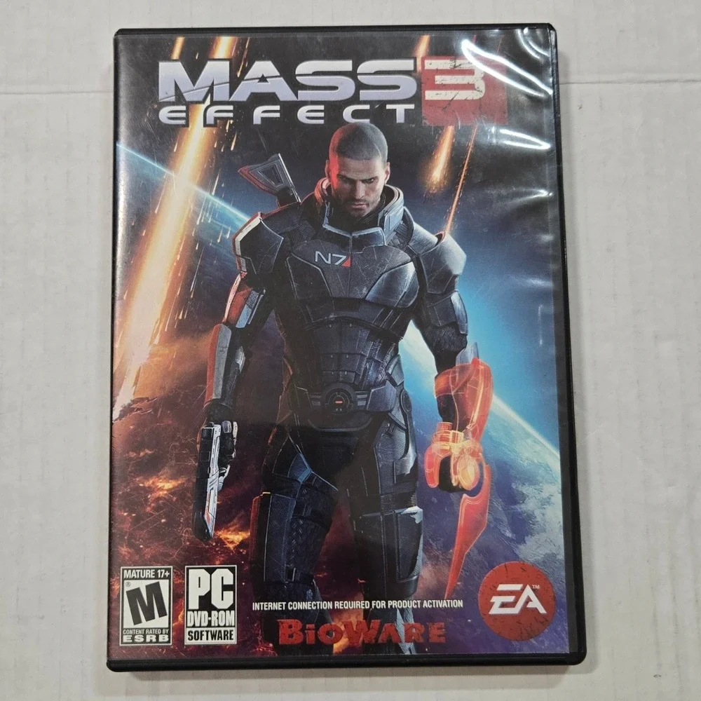 Mass Effect 3 PC Game DVD ROM 2 Disc Set BioWare EA Complete Tested Works